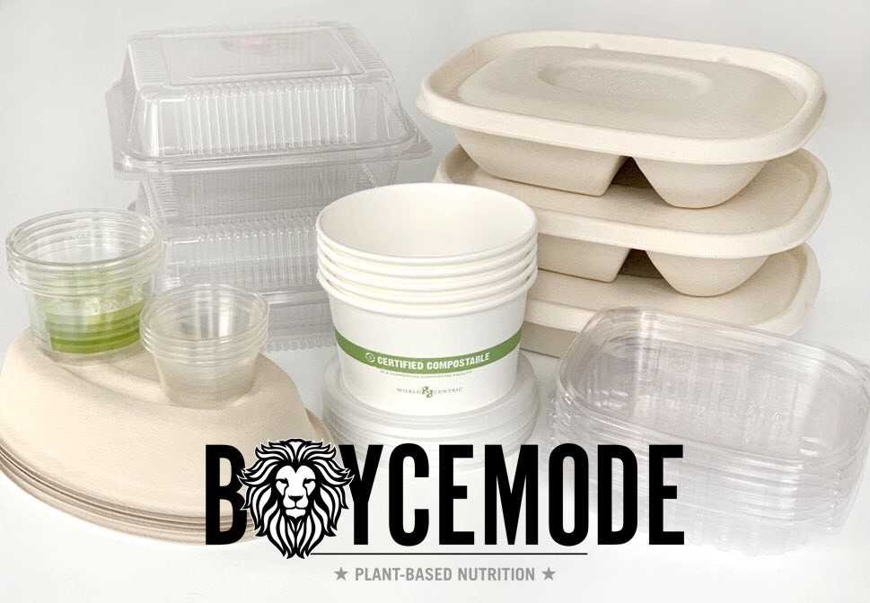 100% compostable packaging