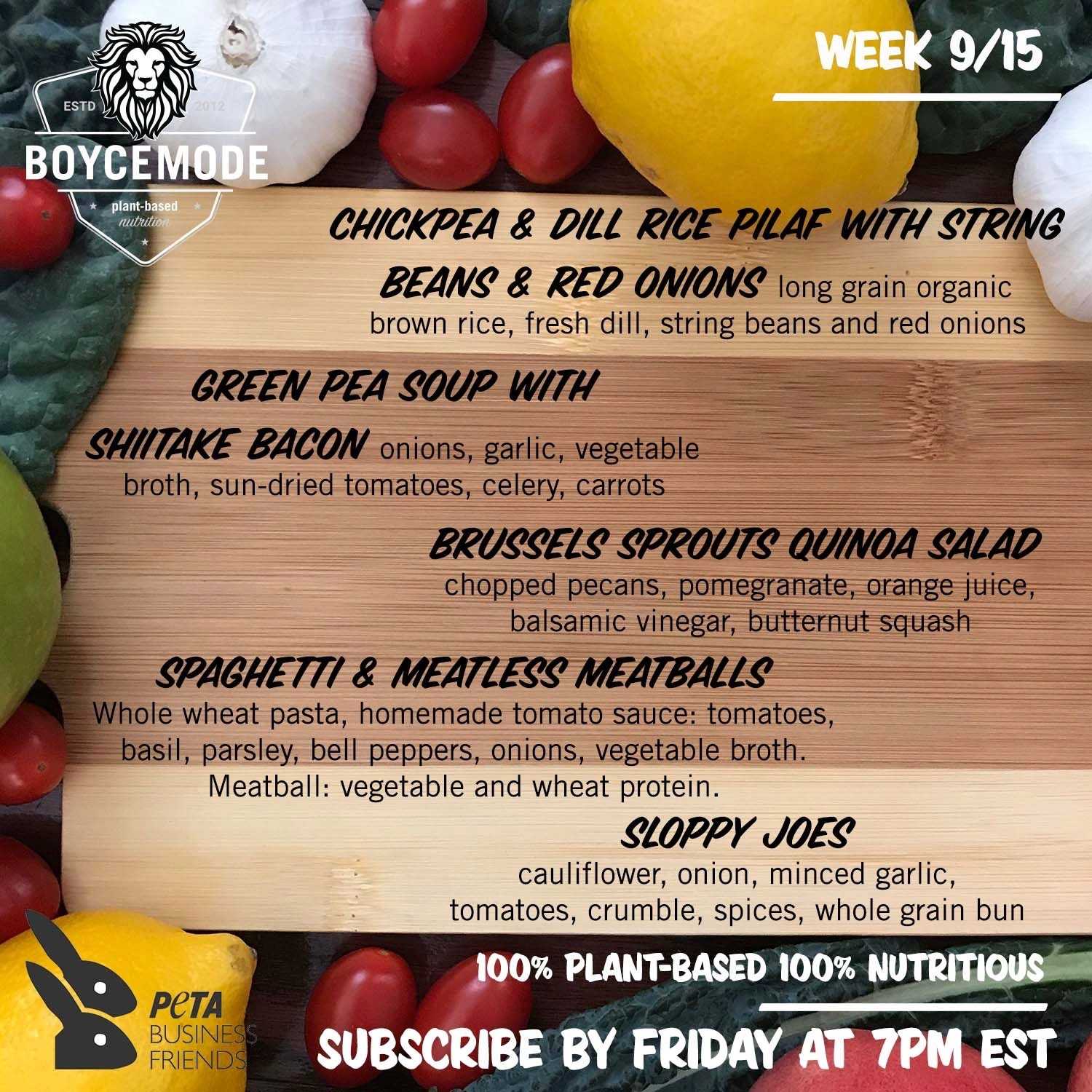 menu post