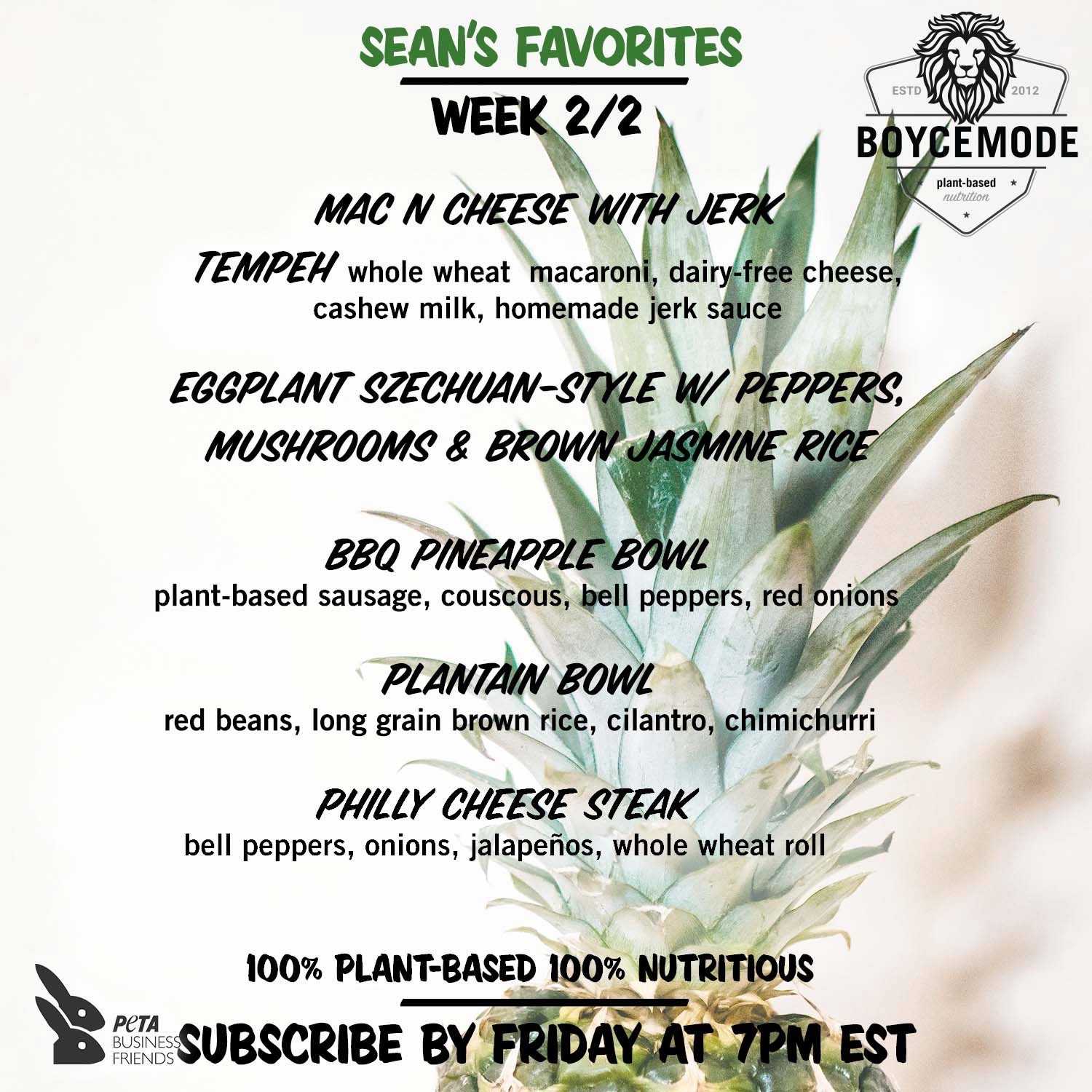 menu post