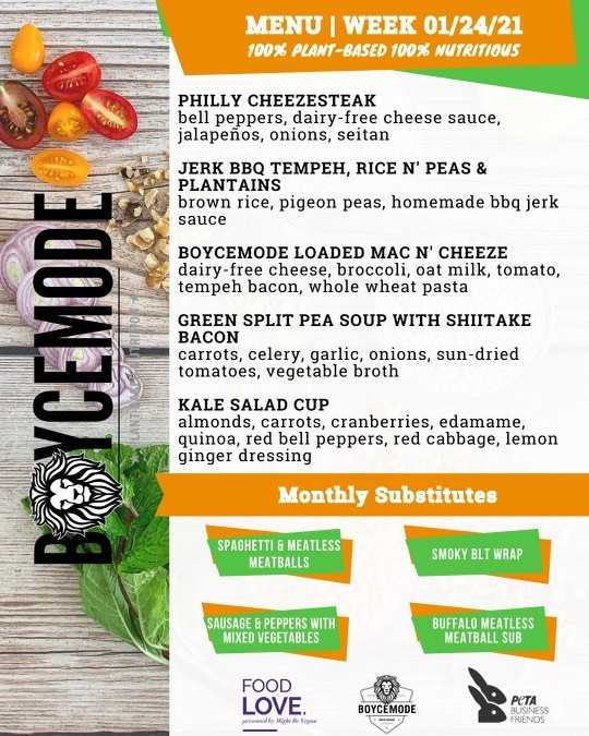 menu post