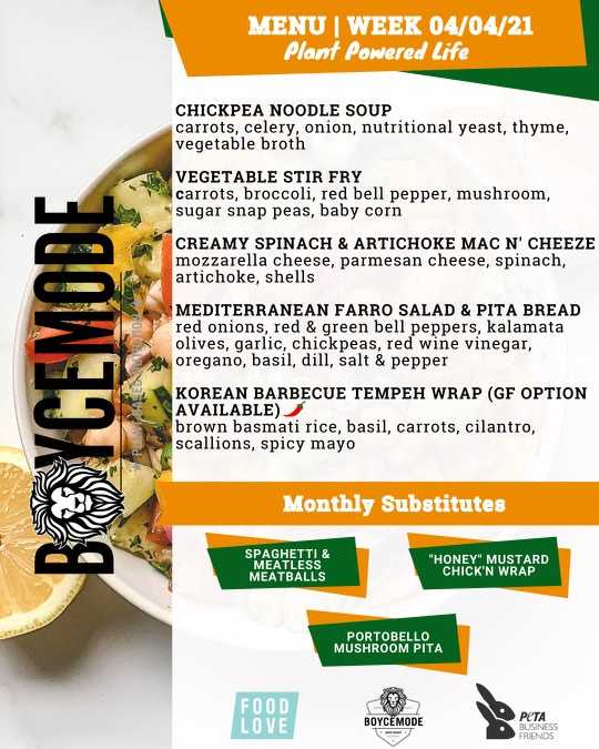 menu post