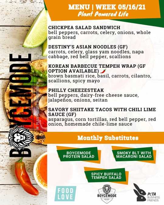 menu post