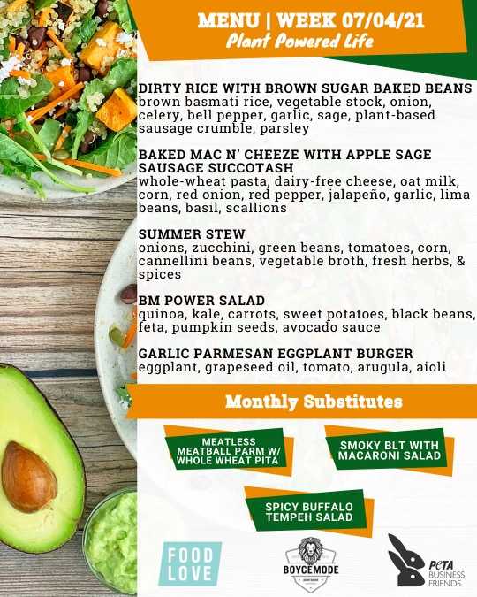 menu post
