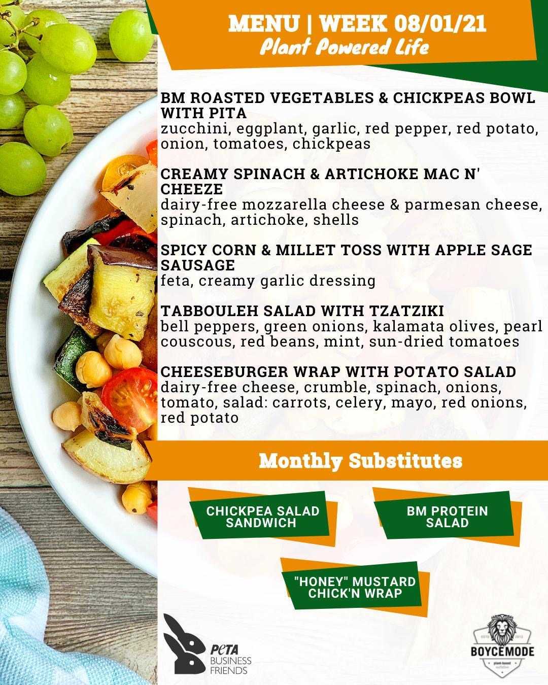 menu post