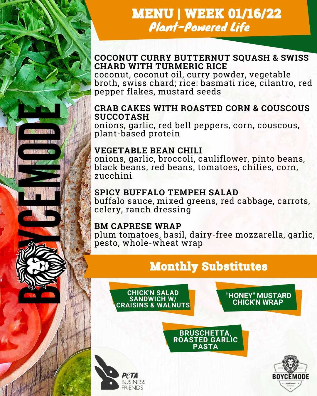 menu post