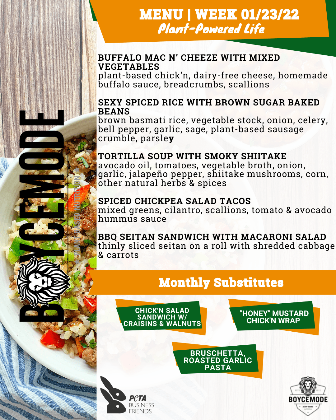menu post